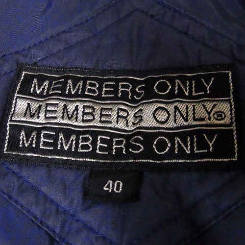 MEMBERS ONLY 中綿ジャケット